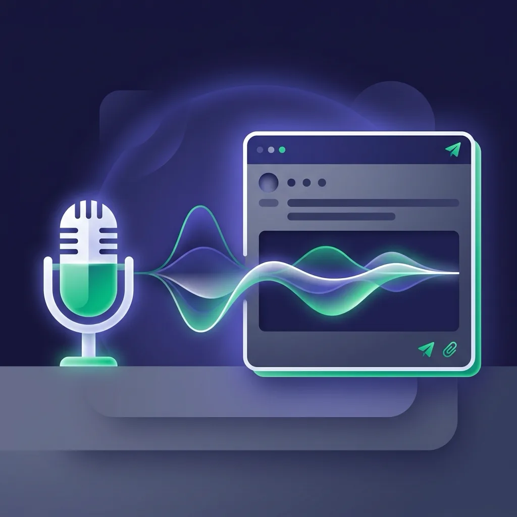 The Word2Mail microphone button inside an email compose window